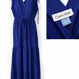Calvin Klein Royal Blue Maxi Dress